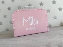 Kinder Koffertje | Naam Koffertje | Logeerkoffer | Kraamcadeau | Baby | Keuze Uit Diverse Kleuren