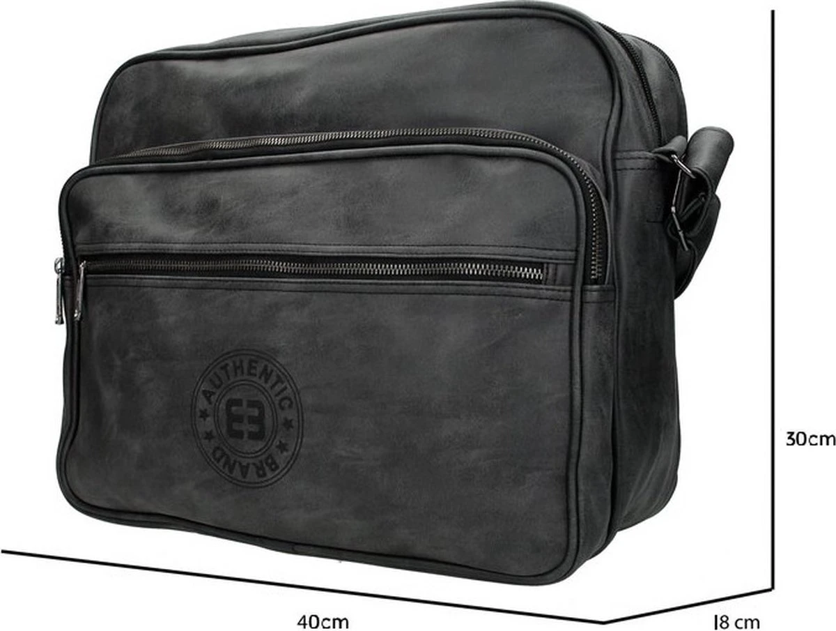 Handbagage Reistas 40x30x20 - Zwart - Schouderband 4 Handbagage Reistas 40x30x20 - Zwart - Schouderband - Afbeelding 4