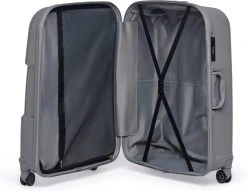 ©TROLLEYZ - Venice No.10 - Trolley - 55cm Met TSA Slot - Dubbele Wielen - 360° Spinners - 100% Polypropyleen - Handbagage Koffer In Silver Stone 14 ©TROLLEYZ - Venice No.10 - Trolley - 55cm Met TSA Slot - Dubbele Wielen - 360° Spinners - 100% Polypropyleen - Handbagage Koffer In Silver Stone -Bagage En Reistassen 1200x928