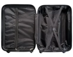 Globeless Handbagage Koffer - TSA Slot - 55x35x20cm - IATA Standaard Trolley - Zwart -Bagage En Reistassen 1200x941