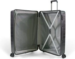 ©TROLLEYZ - Amsterdam No.9 - Reiskoffer 78cm Met TSA Slot - Dubbele Wielen - 360° Spinners - 100% ABS - Reiskoffer In Night Black -Bagage En Reistassen 1200x941 3