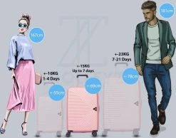 ©TROLLEYZ Ibiza No.3 - Reiskoffer 69 Cm -Pink -Bagage En Reistassen 1200x941 4