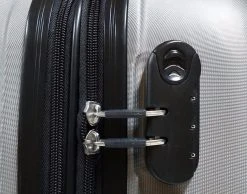 SB Travelbags 'Expandable' Handbagage Koffer 53cm 4 Wielen Trolley - Zilver 15 SB Travelbags 'Expandable' Handbagage Koffer 53cm 4 Wielen Trolley - Zilver -Bagage En Reistassen 1200x942 1