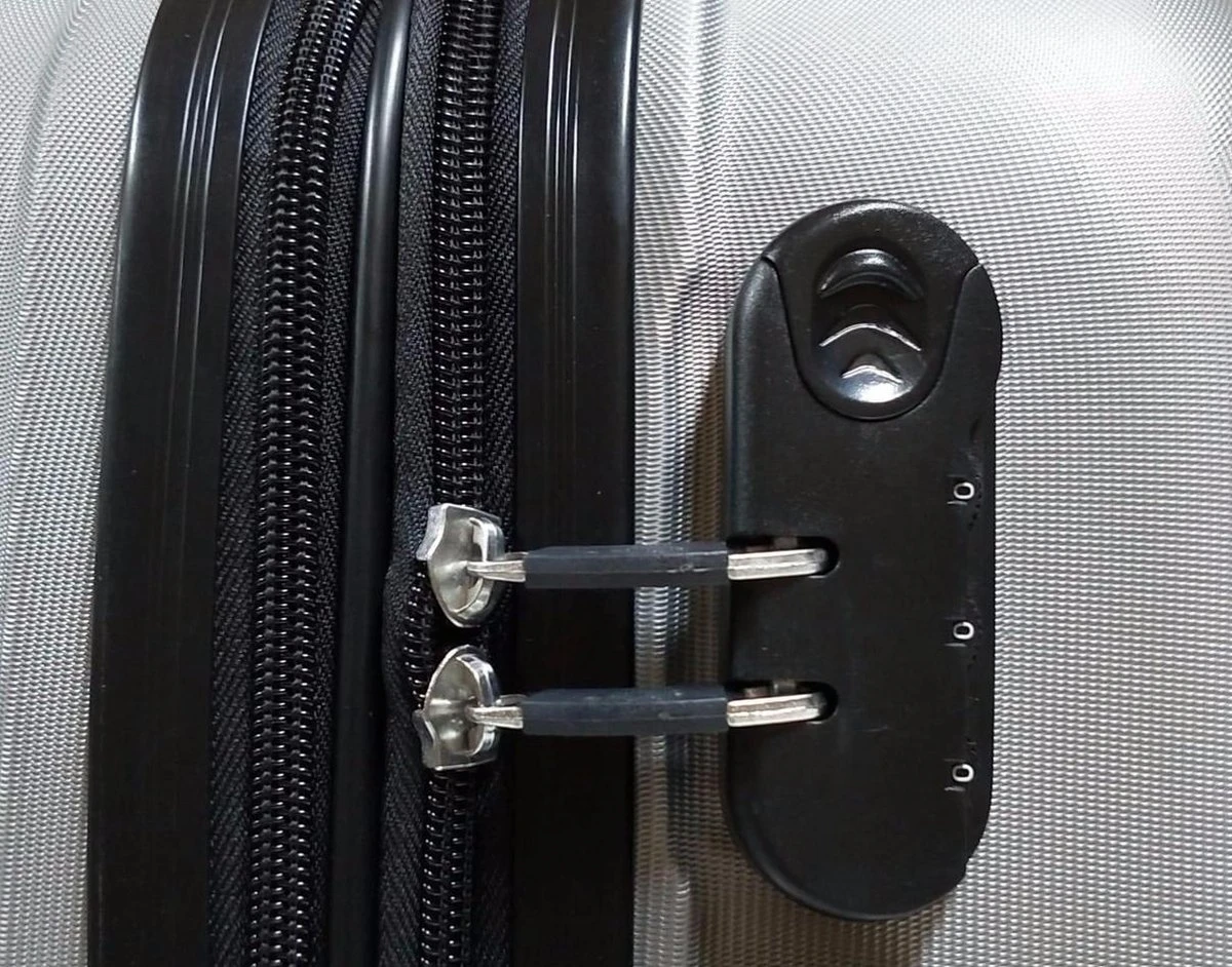 SB Travelbags 'Expandable' Handbagage Koffer 53cm 4 Wielen Trolley - Zilver 7 SB Travelbags 'Expandable' Handbagage Koffer 53cm 4 Wielen Trolley - Zilver - Afbeelding 7