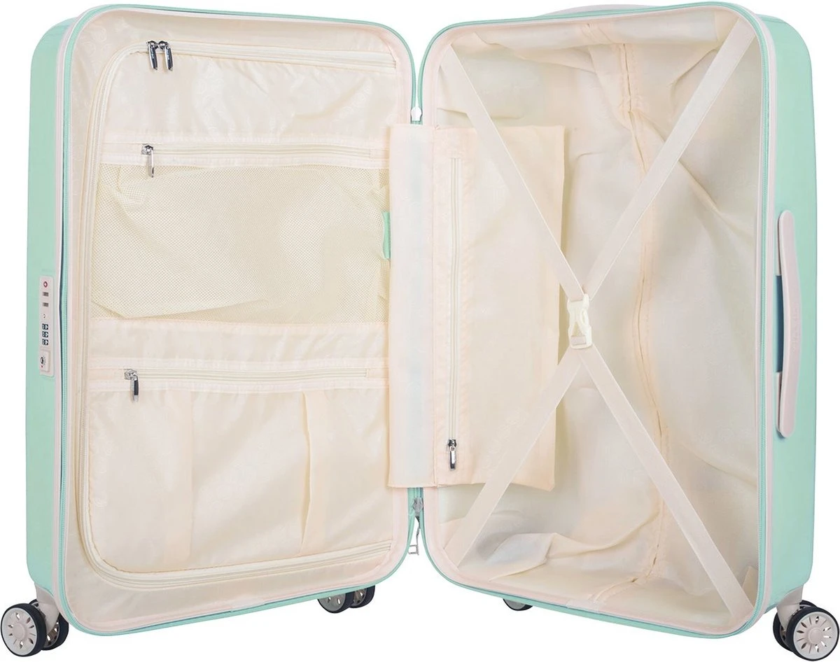 SUITSUIT - Fabulous Fifties - Luminous Mint - Reiskoffer (66 Cm) 3 SUITSUIT - Fabulous Fifties - Luminous Mint - Reiskoffer (66 Cm) - Afbeelding 3