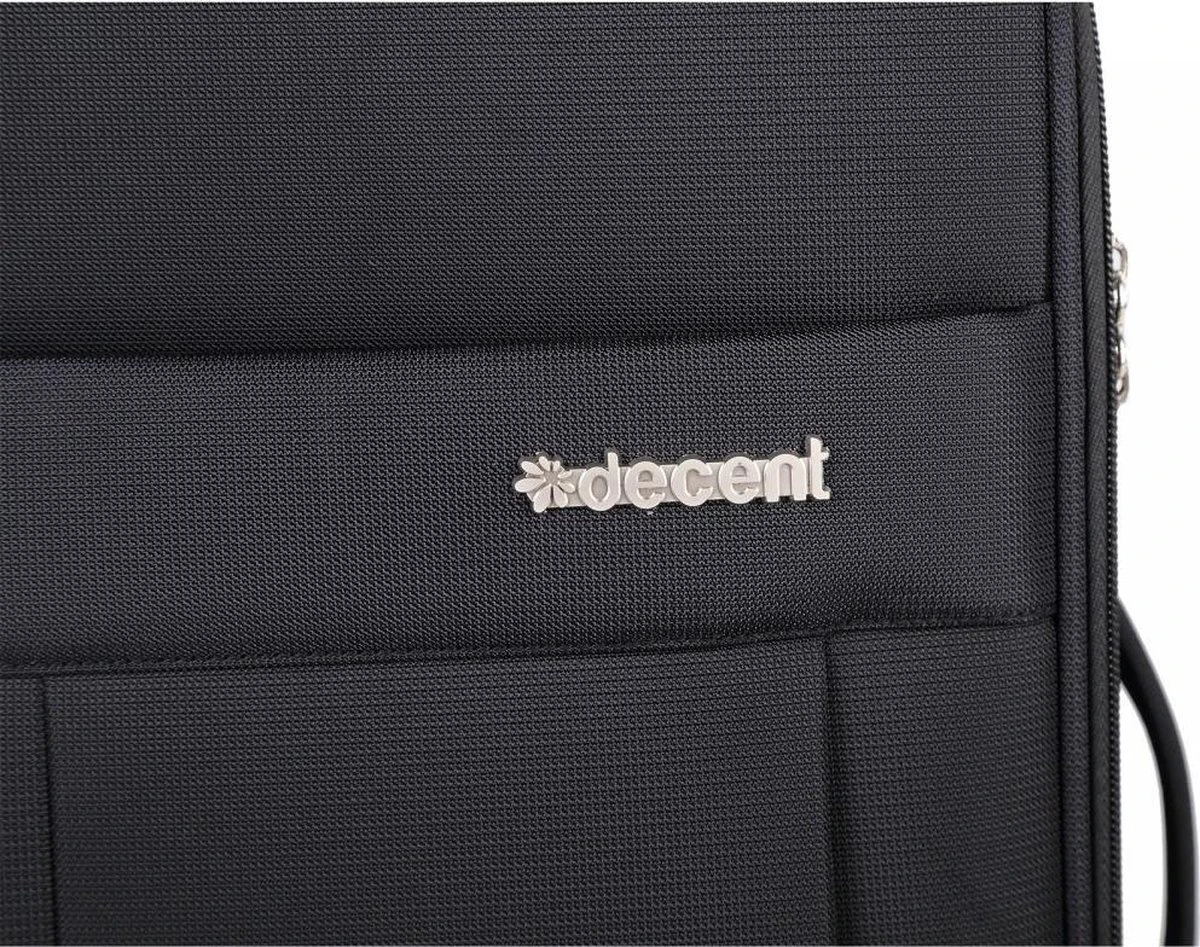 Decent D-Upright Large Koffer - 76 Cm Expandable - TSA Slot - Zwart 18 Decent D-Upright Large Koffer - 76 Cm Expandable - TSA Slot - Zwart - Afbeelding 18