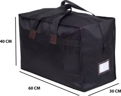 MAXXIBAGS - Set Van 3 (S/S/S) Opbergtas - Skitas - Skiën - Kledingzak - Reistas - Tassenset - Weekendtas - Voor Dekens/kussens/dekbedden - Organiser -Zwart - Afmeting: 40 X 60 X 30 -Bagage En Reistassen 1200x951 3