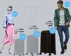 ©TROLLEYZ - Berlin No.11 - Reiskoffer 78cm Met Cijferslot - Dubbele Wielen - 360° Spinners - 100% Polypropyleen - Reiskoffer In Night Black -Bagage En Reistassen 1200x957 3