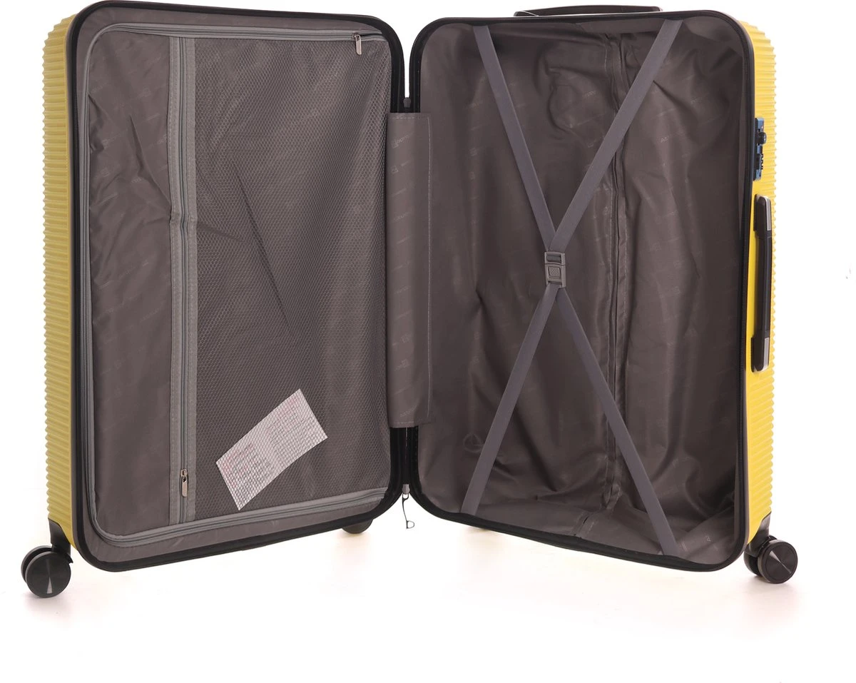 AttitudeZ Air-Z Handbagage Koffer Geel 55cm - TSA-slot 3 AttitudeZ Air-Z Handbagage Koffer Geel 55cm - TSA-slot - Afbeelding 3
