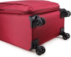 Decent D-Upright Large Koffer - 76 Cm Expandable - TSA Slot - Bordeaux Rood -Bagage En Reistassen 1200x958