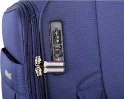 Decent D-Upright Handbagage Koffer - 55 Cm - TSA Slot - Donkerblauw -Bagage En Reistassen 1200x962