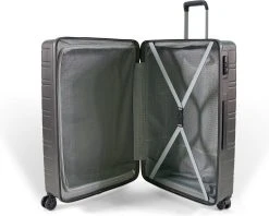 ©TROLLEYZ - Amsterdam No.9 - Reiskoffer 78cm Met TSA Slot - Dubbele Wielen - 360° Spinners - 100% ABS - Reiskoffer In Cloudy Grey -Bagage En Reistassen 1200x964 2