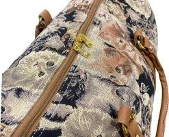 Leonardo Weekendtas Cats 50Liter Limited Edition - Reistas - 50x30x30 - Duffelbag Poes Kittens -Bagage En Reistassen 1200x973 3