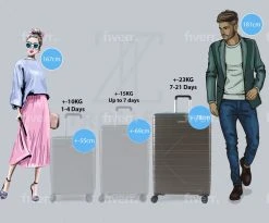©TROLLEYZ - Amsterdam No.9 - Reiskoffer 78cm Met TSA Slot - Dubbele Wielen - 360° Spinners - 100% ABS - Reiskoffer In Cloudy Grey -Bagage En Reistassen 1200x997 7