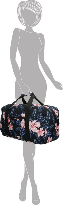 Enrico Benetti Capetown Sporttas/ Reistas - Donkere Bloem -Bagage En Reistassen 368x1200 2