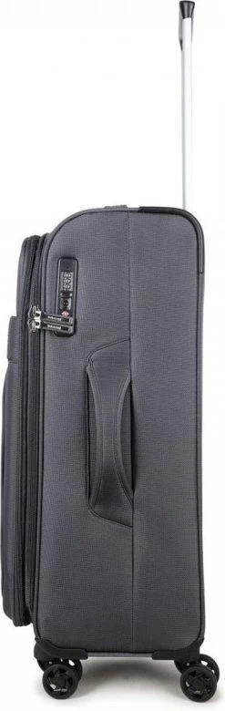 Decent D-Upright Large Koffer - 76 Cm Expandable - TSA Slot - Grijs -Bagage En Reistassen 380x1200 1