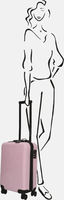 Enrico Benetti Louisville 39040 Handbagage Koffer Hardcase ABS - Roze 18 Enrico Benetti Louisville 39040 Handbagage Koffer Hardcase ABS - Roze -Bagage En Reistassen 384x1200