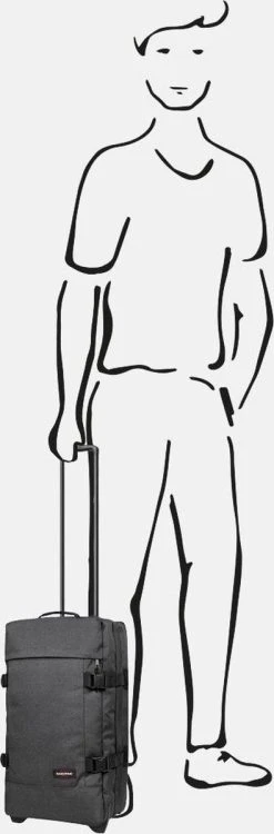 Eastpak TRANVERZ S Reiskoffer, Handbagage (51 X 32.5 X 23 Cm) - Black Denim -Bagage En Reistassen 395x1200