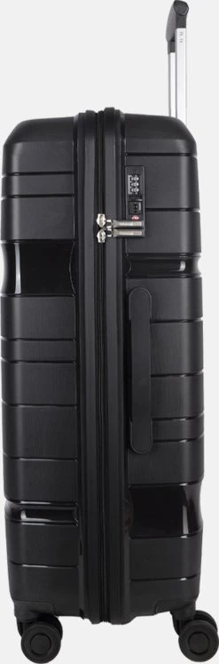 Decent ONE-CITY Large Koffer - 76 Cm - TSA Slot - Zwart -Bagage En Reistassen 397x1200