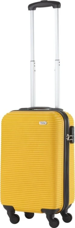 TravelZ Horizon Handbagagekoffer - 54cm Handbagage Trolley Met Gevoerde Binnenkant - Geel -Bagage En Reistassen 399x1200 1