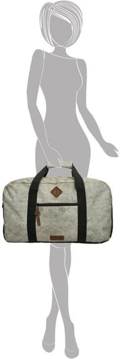 Enrico Benetti Londen 46148 Sporttas / Reistas - Krokodil Grijs Print -Bagage En Reistassen 403x1200 2