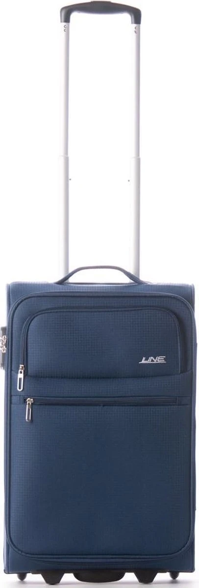 Line Brick Cabin Trolley 2 Wheel 55 Dark Navy 1 Line Brick Cabin Trolley 2 Wheel 55 Dark Navy