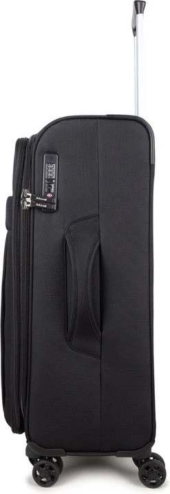 Decent D-Upright Handbagage Koffer - 55 Cm - TSA Slot - Zwart -Bagage En Reistassen 413x1200 2