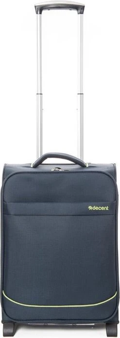 Decent Handbagage Koffer / Trolley / Reiskoffer - 50 Cm - 35 Liter - Polyester - Super-Light - Blauw