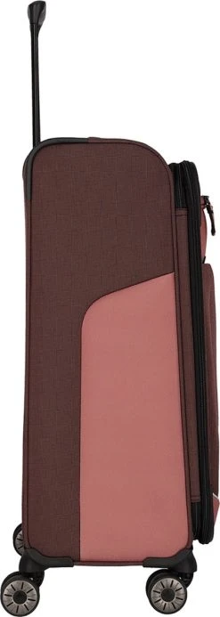 Travelite Zachte Koffer / Trolley / Reiskoffer - Viia - 67 Cm (medium) - Roze -Bagage En Reistassen 428x1200 3