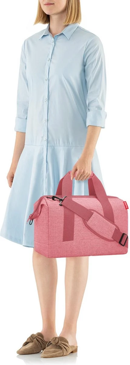 Reisenthel Allrounder M Reistas Sporttas - 18L - Twist Berry Roze 5 Reisenthel Allrounder M Reistas Sporttas - 18L - Twist Berry Roze - Afbeelding 5