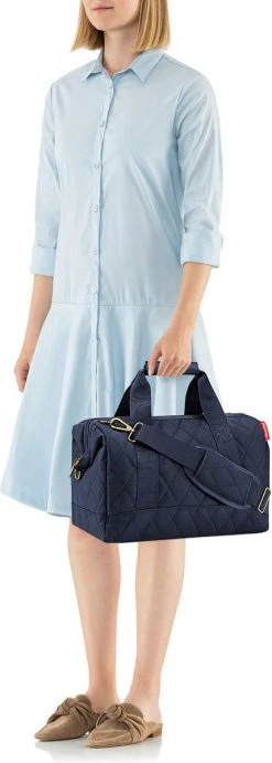 Reisenthel Allrounder M Reistas Sporttas - 18L - Rhombus Midnight Gold Blauw 16 Reisenthel Allrounder M Reistas Sporttas - 18L - Rhombus Midnight Gold Blauw -Bagage En Reistassen 429x1200 4