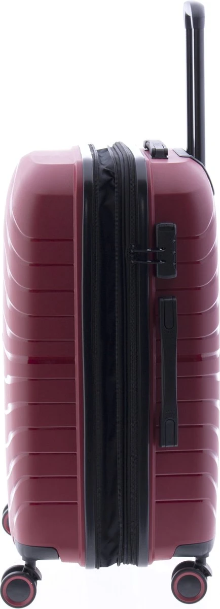 Gladiator Kick-Off Middelgrote Koffer Expandable - 67 Cm - 72/90 Liter - Eco Friendly Recyclebaar PP - Rood 7 Gladiator Kick-Off Middelgrote Koffer Expandable - 67 Cm - 72/90 Liter - Eco Friendly Recyclebaar PP - Rood - Afbeelding 7