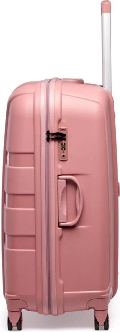 ©TROLLEYZ - Paris No.5 - Reiskoffer - 78cm Met TSA Slot - Dubbele Wielen - 360° Spinners - 100% Polypropyleen - Reiskoffer In Rose Blush 24 ©TROLLEYZ - Paris No.5 - Reiskoffer - 78cm Met TSA Slot - Dubbele Wielen - 360° Spinners - 100% Polypropyleen - Reiskoffer In Rose Blush -Bagage En Reistassen 435x1200 3