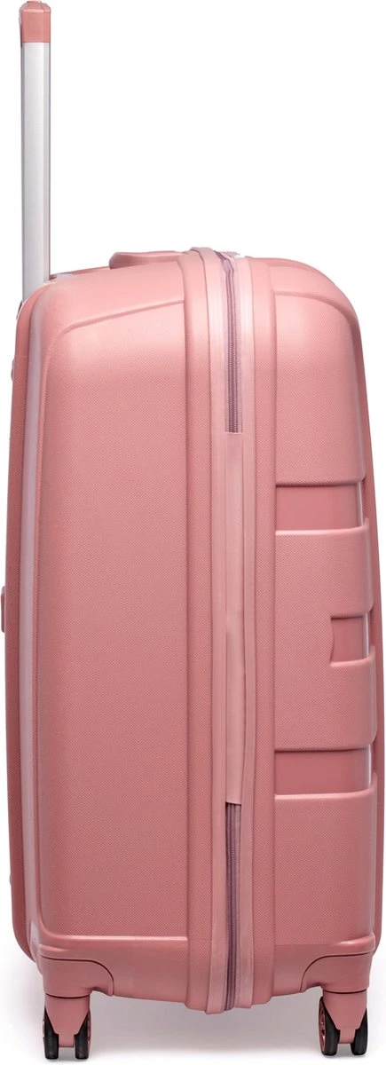 ©TROLLEYZ - Paris No.5 - Reiskoffer - 78cm Met TSA Slot - Dubbele Wielen - 360° Spinners - 100% Polypropyleen - Reiskoffer In Rose Blush 13 ©TROLLEYZ - Paris No.5 - Reiskoffer - 78cm Met TSA Slot - Dubbele Wielen - 360° Spinners - 100% Polypropyleen - Reiskoffer In Rose Blush - Afbeelding 13