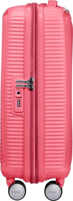 American Tourister Reiskoffer - Soundbox Spinner 55/20 Tsa Uitbreidbaar (Handbagage) Sun Kissed Coral -Bagage En Reistassen 436x1200 2