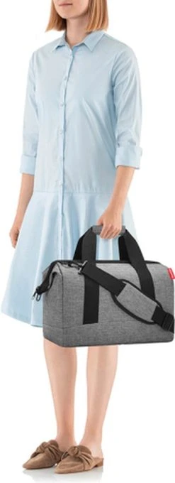 Reisenthel Allrounder M Reistas Sporttas - Maat M - 18L - Twist Silver Grijs -Bagage En Reistassen 436x1200 3