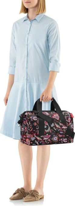 Reisenthel Allrounder M Reistas Sporttas - 18L - Paisley Zwart 11 Reisenthel Allrounder M Reistas Sporttas - 18L - Paisley Zwart -Bagage En Reistassen 437x1200 3