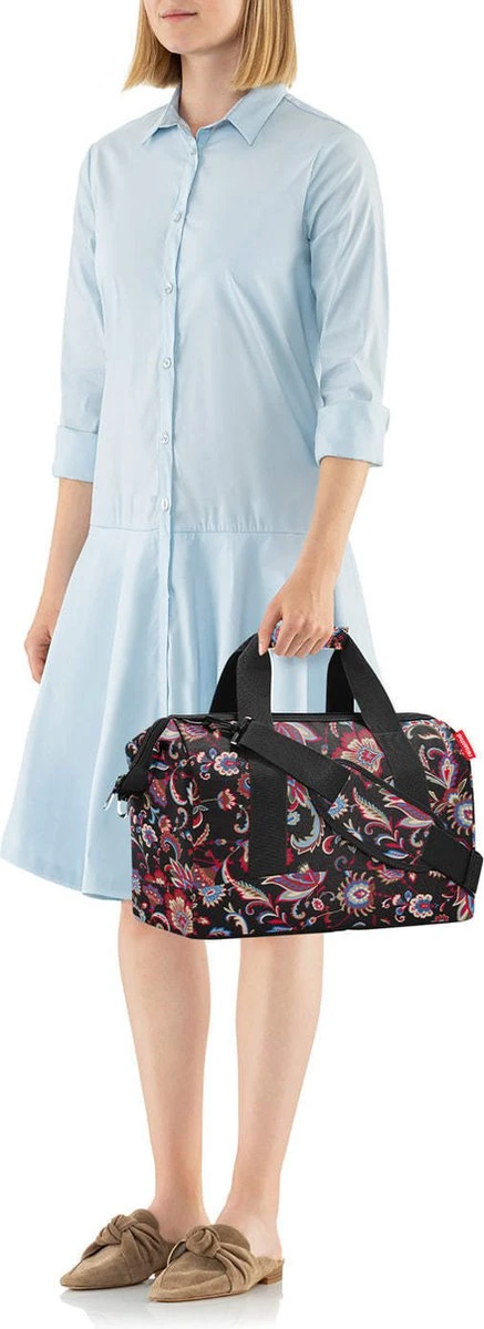 Reisenthel Allrounder M Reistas Sporttas - 18L - Paisley Zwart 4 Reisenthel Allrounder M Reistas Sporttas - 18L - Paisley Zwart - Afbeelding 4