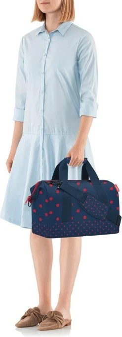 Reisenthel Allrounder M Reistas Sporttas - 18L - Mixed Dots Red Rood -Bagage En Reistassen 437x1200 4