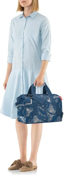 Reisenthel Allrounder M Reistas Sporttas - 18L - Bandana Frame Blauw -Bagage En Reistassen 441x1200 5