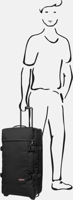 Eastpak TRANVERZ M Reiskoffer (67 X 35.5 X 30 Cm) - Black -Bagage En Reistassen 443x1200 1