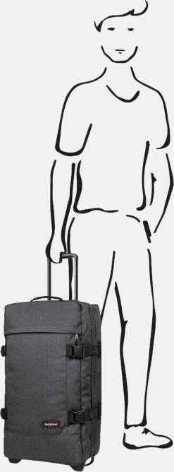 Eastpak TRANVERZ M Reiskoffer (67 X 35.5 X 30 Cm) - Black Denim -Bagage En Reistassen 444x1200 3