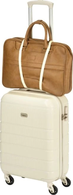 Princess Traveller Florence - Handbagagekoffer Met Strap - Crème - S - 55cm -Bagage En Reistassen 451x1200 1