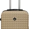 SB Travelbags Handbagage Koffer 51cm 4 Wielen Trolley - Champagne