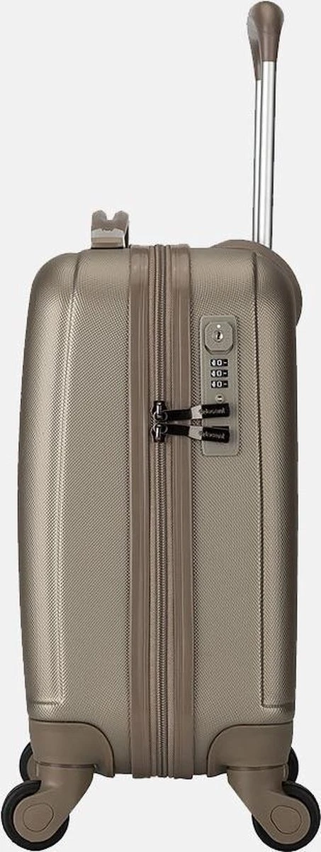 Decent Handbagage Koffer / Trolley / Reiskoffer - 42 Cm - 24 Liter - ABS - Maxi Air - Champagne 18 Decent Handbagage Koffer / Trolley / Reiskoffer - 42 Cm - 24 Liter - ABS - Maxi Air - Champagne - Afbeelding 18