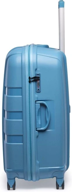 ©TROLLEYZ - Paris No.5 - Reiskoffer - 78cm Met TSA Slot - Dubbele Wielen - 360° Spinners - 100% Polypropyleen - Reiskoffer In Ice Blue 26 ©TROLLEYZ - Paris No.5 - Reiskoffer - 78cm Met TSA Slot - Dubbele Wielen - 360° Spinners - 100% Polypropyleen - Reiskoffer In Ice Blue -Bagage En Reistassen 454x1200 4