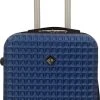 SB Travelbags Handbagage Koffer 51cm 4 Wielen Trolley - Blauw