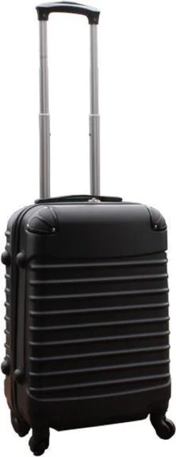 Travelerz Handbagage Koffer Met Wielen 39 Liter - Lichtgewicht - Cijferslot - Zwart