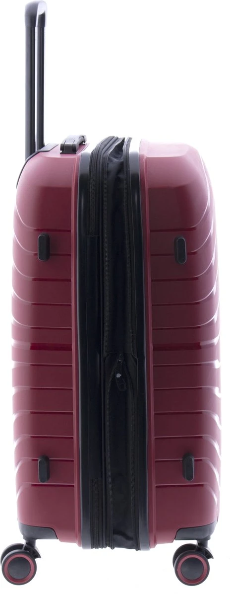 Gladiator Kick-Off Middelgrote Koffer Expandable - 67 Cm - 72/90 Liter - Eco Friendly Recyclebaar PP - Rood 10 Gladiator Kick-Off Middelgrote Koffer Expandable - 67 Cm - 72/90 Liter - Eco Friendly Recyclebaar PP - Rood - Afbeelding 10