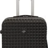 SB Travelbags Handbagage Koffer 51cm 4 Wielen Trolley - Zwart